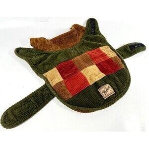 Woolrich Pet Dog Cat Autumn Corduroy Patchwork Coat Vest Fall Winter Jacket